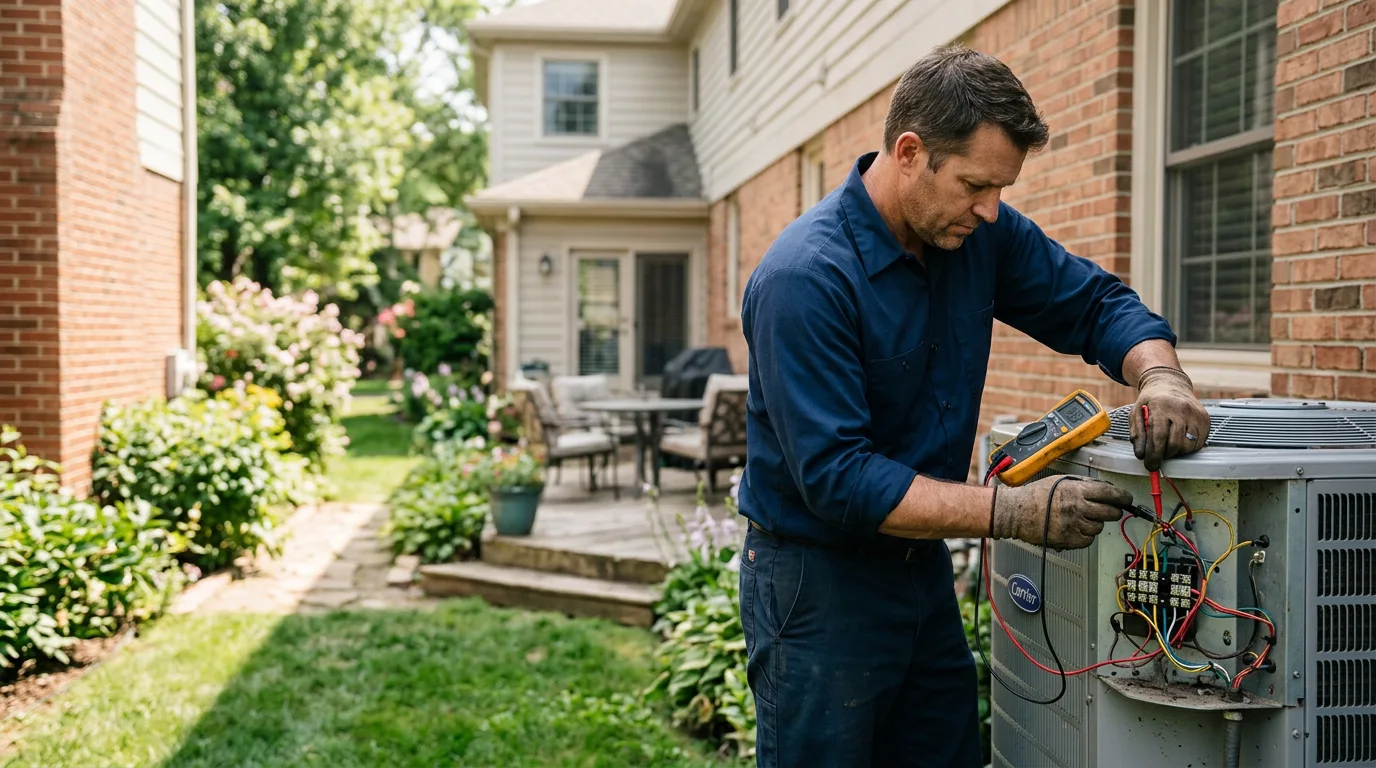 HVAC technician working near Beccaria, PA